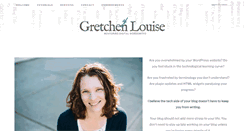 Desktop Screenshot of gretchenlouise.com