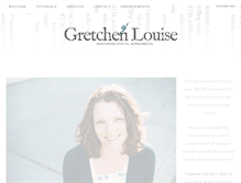 Tablet Screenshot of gretchenlouise.com